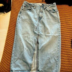 Abercrombie & Fitch Jean high rise skirt
